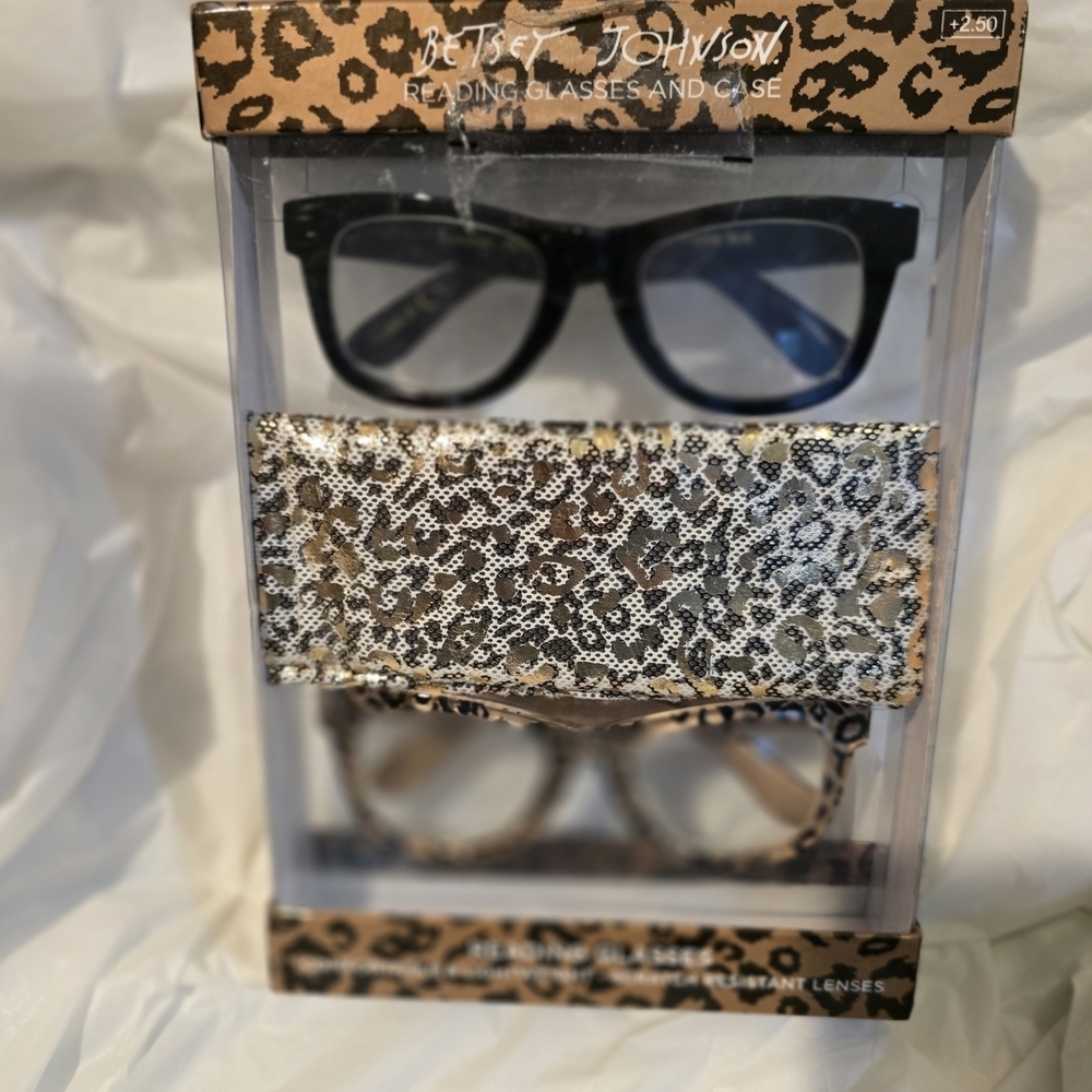 Leopard Print Glasses Set - Picture 3 of 4